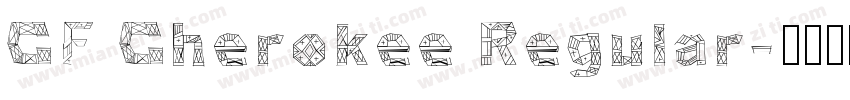 CF Cherokee Regular字体转换